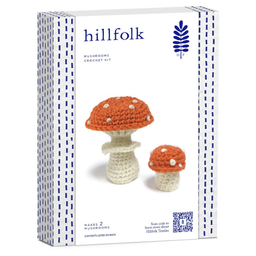 Dimensiions Crochet Kit 4" And 2" 2/Ea-Mushrooms - 5A003MKX-1HJ20 - 886777047970