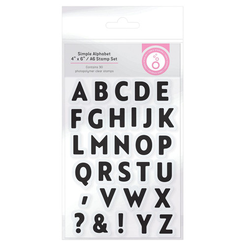 Tonic Studios Stamp Set-SIMPLE ALPHABET - 5A00226Z-1G4VH - 841079155921