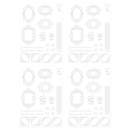 Tonic Studios Adhesive Sheets-Once Upon A Time Foil Fusion - 5A0026XL-1G9C9