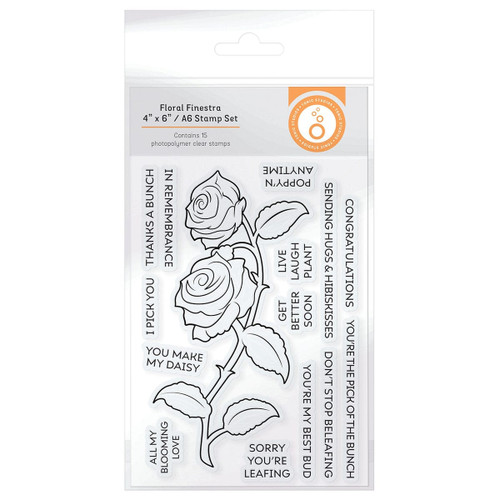 Tonic Studios Stamp Set-Floral Finestra - 5A002HPF-1GK80 - 841079157468