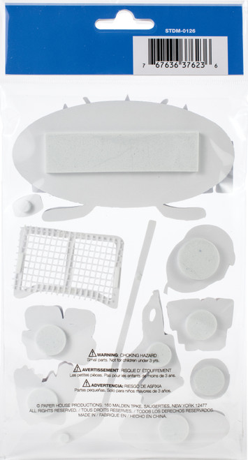 Paper House 3D Stickers 4.5"X7.5"-Ice Hockey - STDM0126