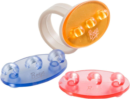 Boye Finger Guides 3/Pkg-Yarn Holder Finger Tools 3/Pkg - 5A003MLX-1HJ32 - 070659950230