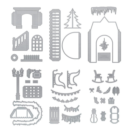 Tonic Studios Craft Kit-12 Days In Festive Nook - 5A002BZ2-1GFHB