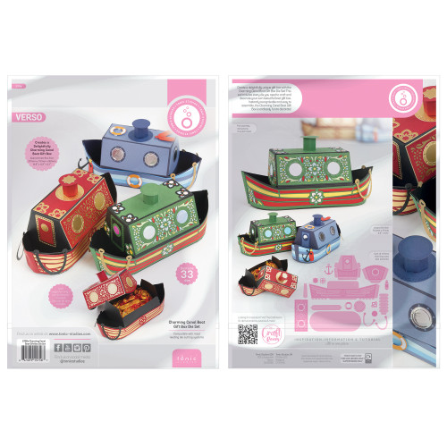 Tonic Studios Die Set-Charming Canal Boat Gift Box - 5A002FXK-1GHCB