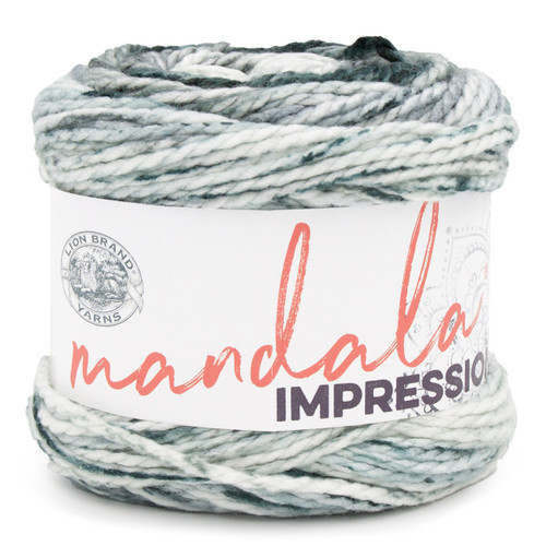 Lion Brand Mandala Impressions Yarn-Peppery - 5A002FKD-206AH - 023032133492