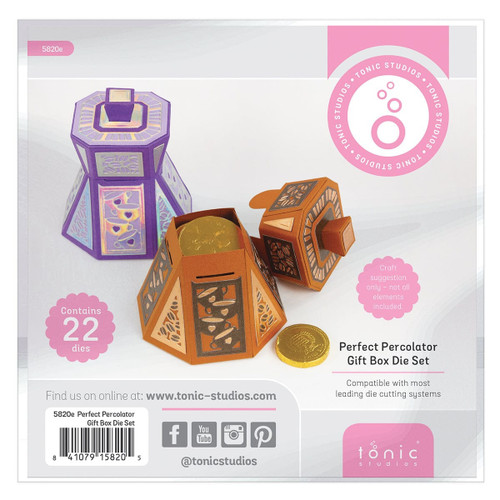 Tonic Studios Create And Make Die Set-Perfect Percolator Gift Box - 5A002FWS-1GHBG - 841079158205