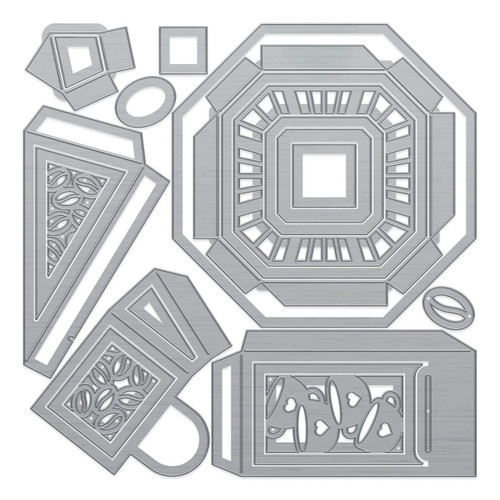 Tonic Studios Create And Make Die Set-Perfect Percolator Gift Box - 5A002FWS-1GHBG Tonic Studios Create And Make Die Set-Perfect Percolator Gift Box - 5A002FWS-1GHBG