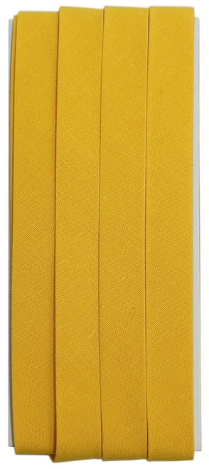 Wrights Double Fold Bias Tape .5"X3yd-Sunshine - 117-206-1HCSG - 192887928772