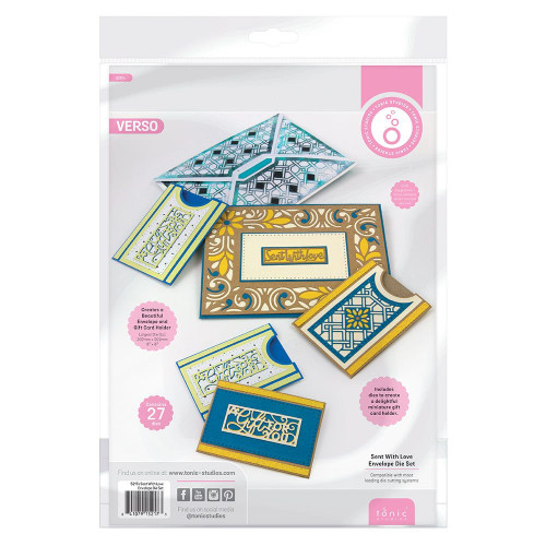 Tonic Studios Die Set-Sent With Love Envelope - 5A002HPD-1GK7Z - 841079152173