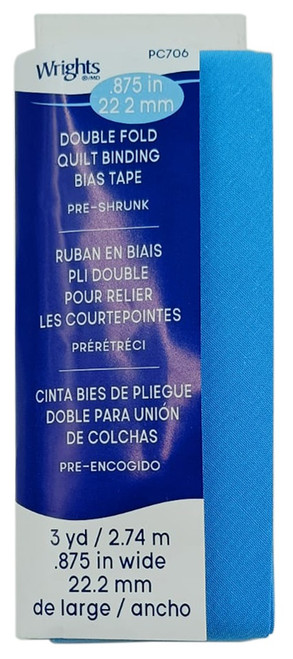 Wrights Double Fold Quilt Binding .875"X3yd-Provance - 117-706-1HCSQ - 192887928819