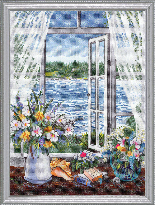 Janlynn Counted Cross Stitch Kit 9"x12"-A Breeze Off The Ocean (14 Count) - 5A003N3N-1HJJZ - 049489012487