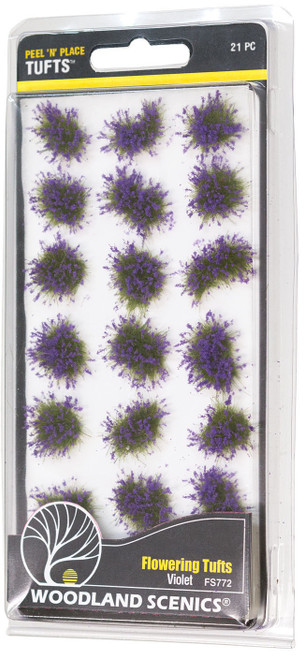 Woodland Scenics Flowering Tufts-Violet - 5A003JC7-1HDMN - 724771007722