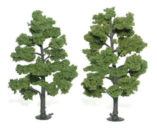 Woodland Scenics 6"-7" Trees 2/Pkg-Light Green - 5A003JC5-1HDMQ
