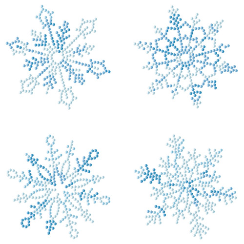 Diamond Dotz Diamond Art Coaster Kit 3.9"X3.9"-Snowflakes - 5A003JCX-1HDNQ
