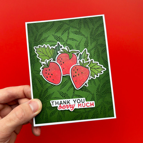 Simon Hurley create. Clear Stamp Set 4"X6"-Berry Best - 5A003H67-1HC9T