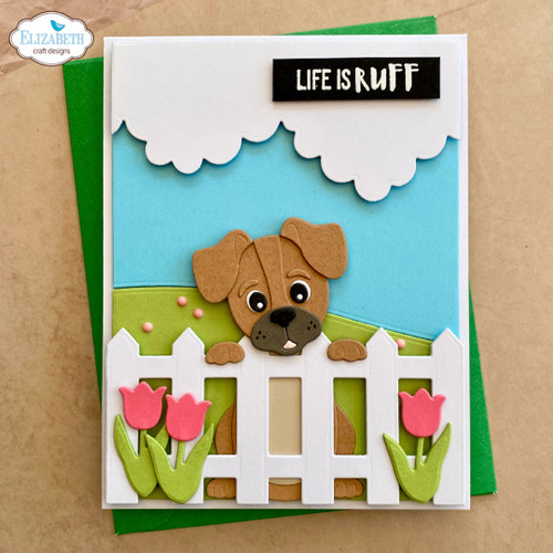 Elizabeth Craft Metal Die-Garden Edges and Fence - 5A003J3R-1HD9P