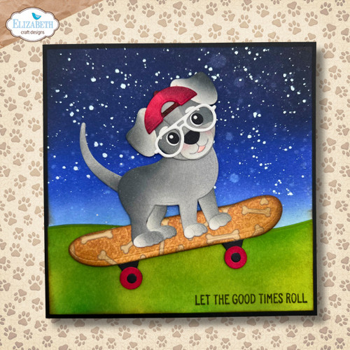 Elizabeth Craft Metal Die-Skateboard - 5A003J3S-1HD9Q