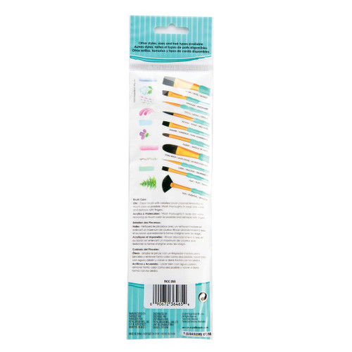 Crafter's Choice Black Taklon Brush Set 3/Pkg-Wash - 5A003J59-1HDD2