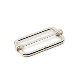 3 Pack - Dritz 1-1/2" Adjustable Slide Buckle-Nickel 2 Piece - 5A0035QM-1H72T