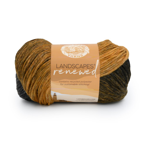 3 Pack - Lion Brand Landscapes Renewed Yarn-Tiger's Eye - 542-1HDN7 - 023032133775