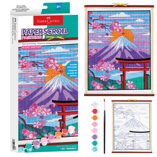 Faber-Castell Paper Scroll Painting Kit-Mt. Fuji - 5A003H14-1HC5Y
