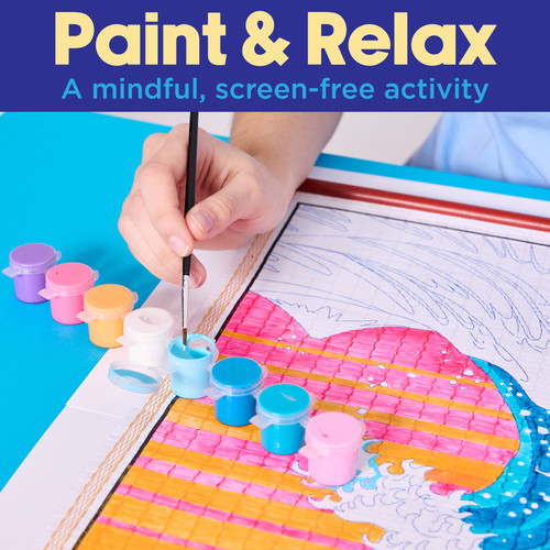 Faber-Castell Paper Scroll Painting Kit-The Great Wave - 5A003H0Q-1HC6H