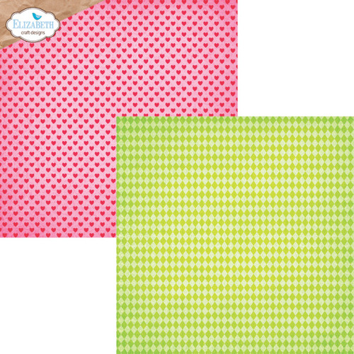 Elizabeth Crafts Double-Sided Cardstock Pack 12"X12"-Dog Days - 5A003J3L-1HD9L