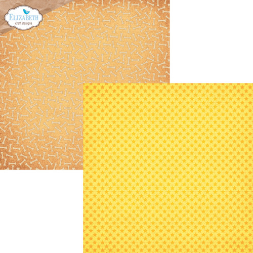 Elizabeth Crafts Double-Sided Cardstock Pack 12"X12"-Dog Days - 5A003J3L-1HD9L