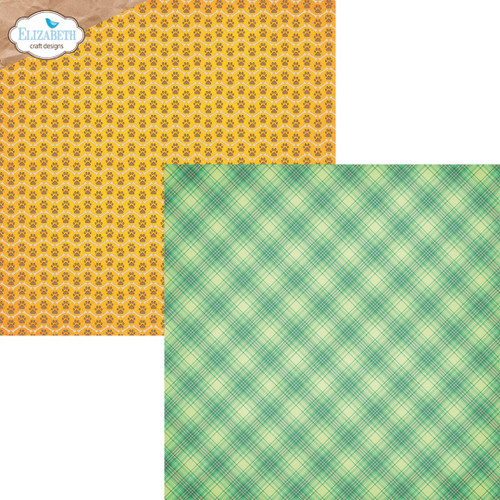 Elizabeth Crafts Double-Sided Cardstock Pack 12"X12"-Dog Days - 5A003J3L-1HD9L