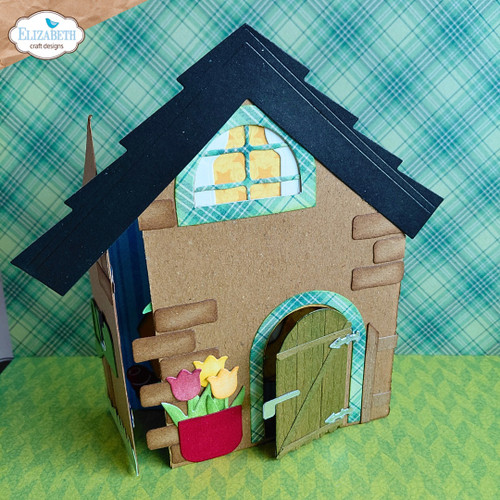 Elizabeth Craft Metal Die-Dog House Build A Book - 5A003J3K-1HD9N
