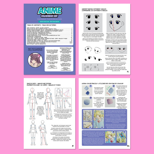 Faber-Castell Anime Drawing Kit-Shojo - 5A003JDK-1HDP0