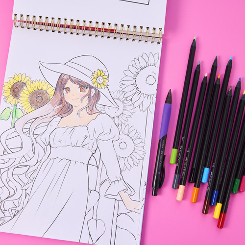 Faber-Castell Anime Drawing Kit-Shojo - 5A003JDK-1HDP0