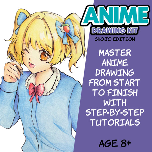 Faber-Castell Anime Drawing Kit-Shojo - 5A003JDK-1HDP0