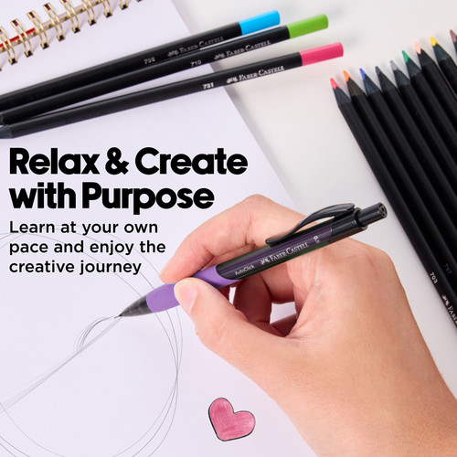 Faber-Castell Anime Drawing Kit-Shojo - 5A003JDK-1HDP0