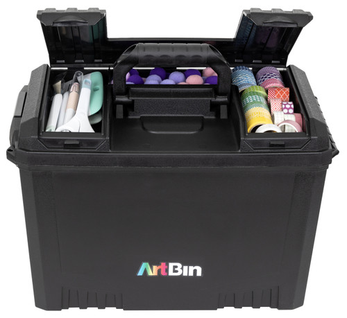 ArtBin Sidekick XL Art Tote-18"X9.75"X12.5" Black - 6917AB ArtBin Sidekick XL Art Tote-18"X9.75"X12.5" Black - 6917AB