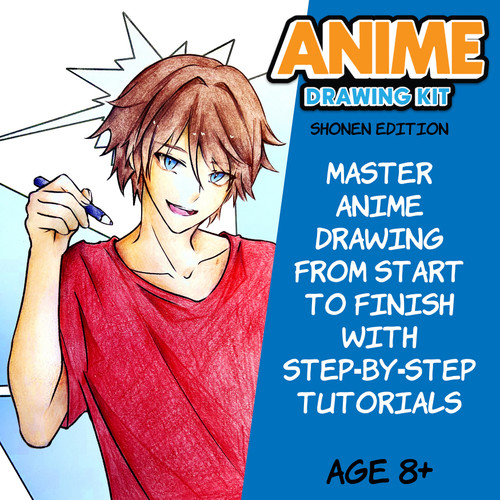 Faber-Castell Anime Drawing Kit-Shonen - 5A003JDF-1HDP6