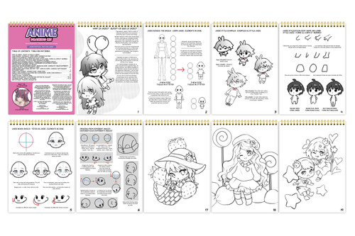 Faber-Castell Anime Drawing Kit-Chibi - 5A003JDT-1HDPH