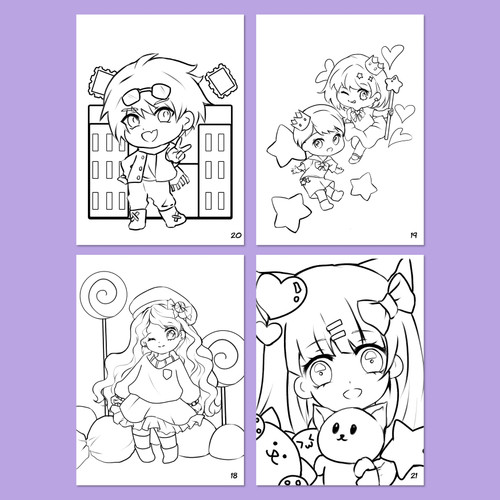 Faber-Castell Anime Drawing Kit-Chibi - 5A003JDT-1HDPH