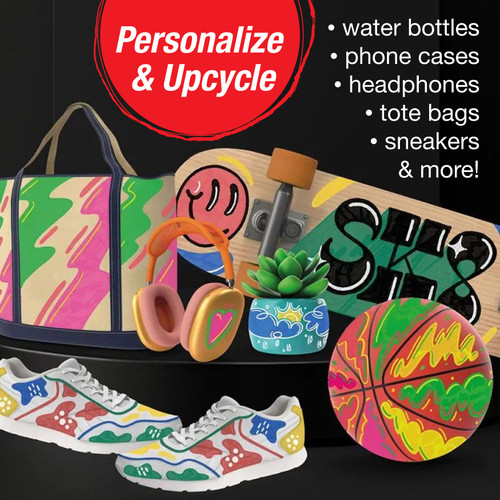 Faber-Castell Black Ed. Shake & Paint Acrylic Markers 6/Pkg-Classic Colors - 5A003JD4-1HDPB