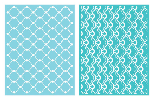 Goosebumpz A2 Embossing Folders 2/Pkg-Whimsy - LEF-3153