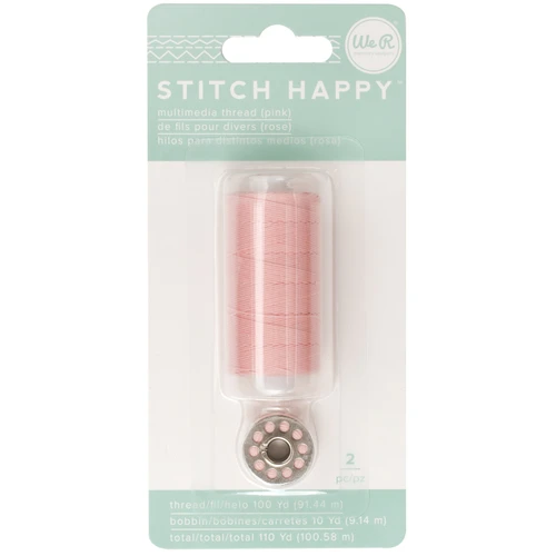 We R Stitch Happy Thread-Pink - WR660391 - 633356603917