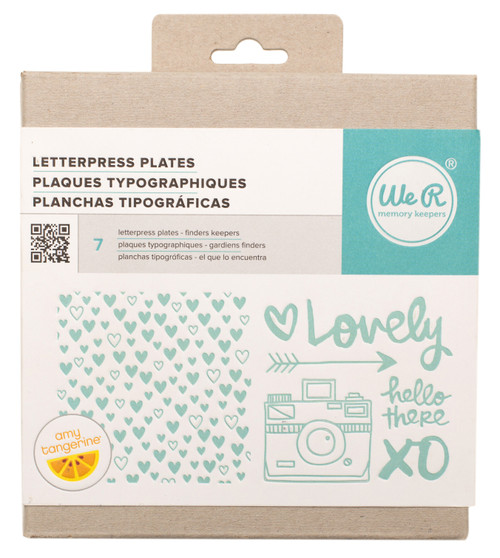 We R Letterpress Plates-Amy Tan Finder's Keepers - LPP62696 - 633356626961