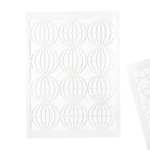 Vicki Boutin Where To Next Stencil Pack 3/Pkg-World Traveler - VB014112