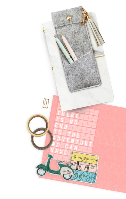 We R Journal Felt Snap Pocket- - WR660530