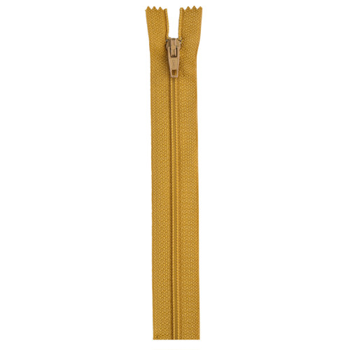Coats All-Purpose Plastic Zipper 7"-Mine Gold - F72 7-83F