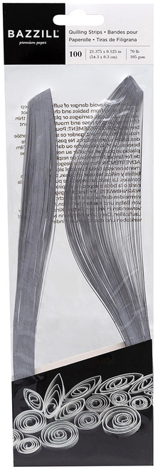 Bazzill Quilling Strip Paper Pack 100/Pkg-Rose Gold - BZQUILST-0125 - 846523001250