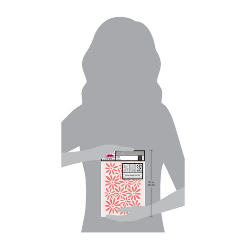 Vicki Boutin Mixed Media Stencil-5"X7" - VB030518