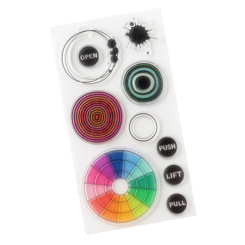 Vicki Boutin Bold And Bright Acrylic Stamp Set-Full Circle - A50026K0-G1910