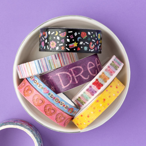 Shimelle Live The Dream Washi Tape-8 Pieces - A5002J8H-G1KSW Shimelle Live The Dream Washi Tape-8 Pieces - A5002J8H-G1KSW