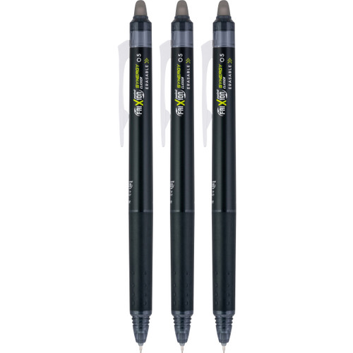 Pilot FriXion Synergy Clicker Erasable Extra Fine Pens 3/Pk-Black - FRX17342